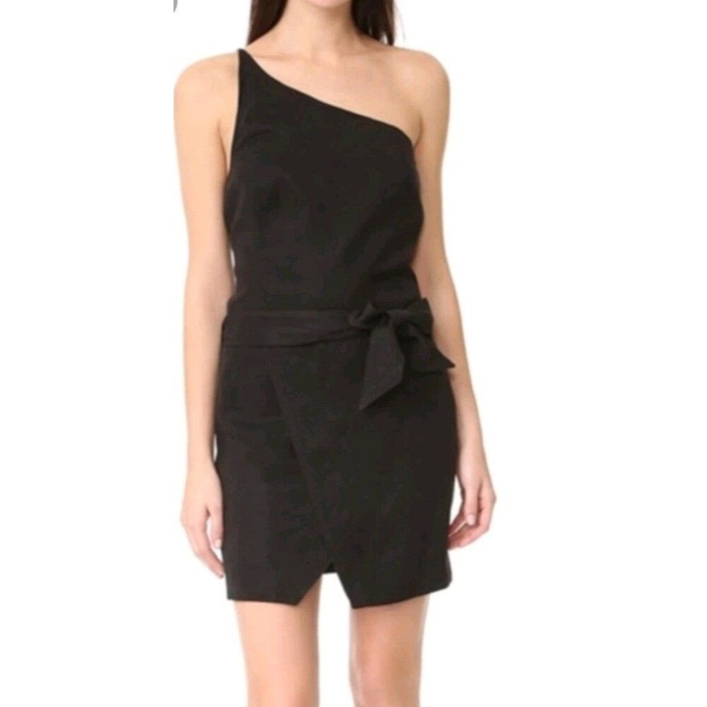 Rosie HW Paige Women's Judy One Shoulder Black Dress Size XS